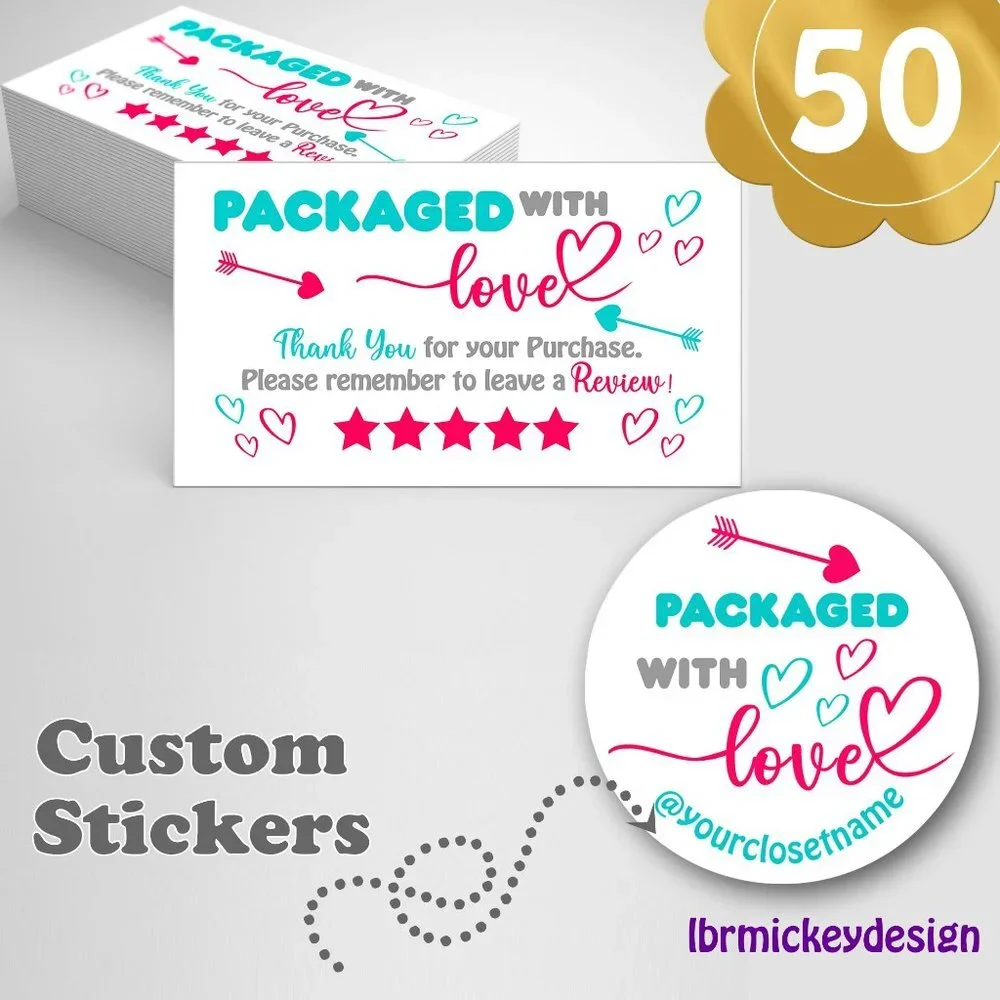 Thank you cards & Stickers